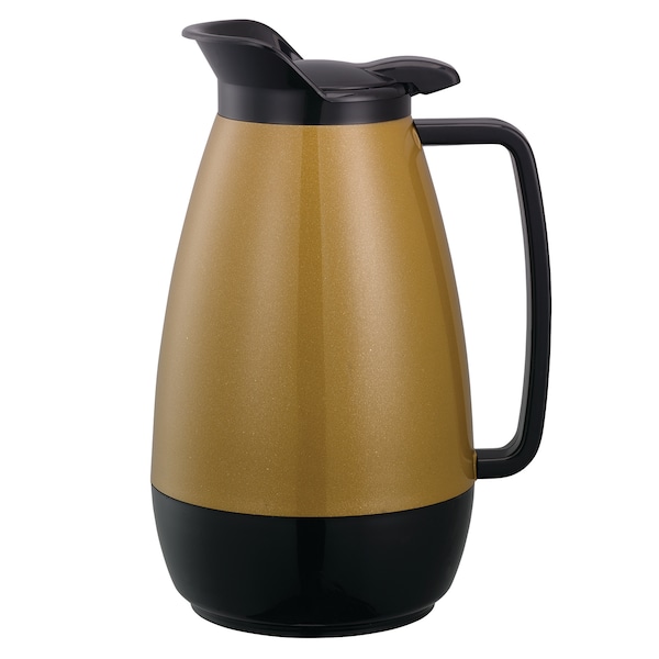 Thermo-Serv Flip Top Server, 1L, Plastic, Gold